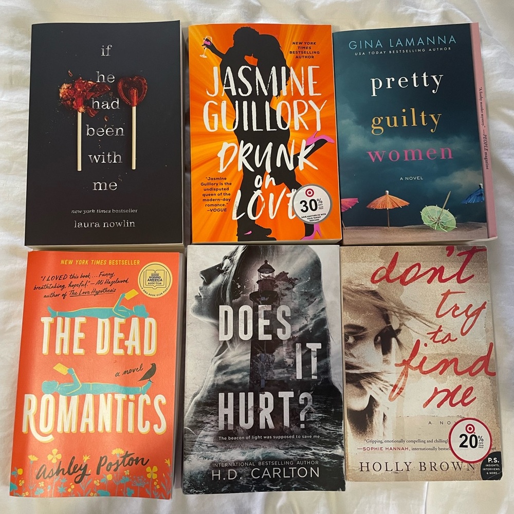 Set of 6 books